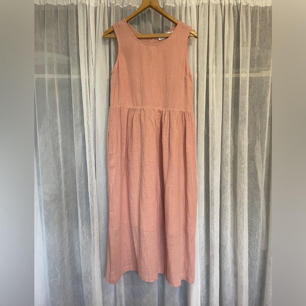 Petal and pup maxi linen dress